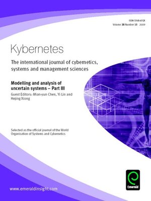 cover image of Kybernetes, Volume 38, Issue 10
